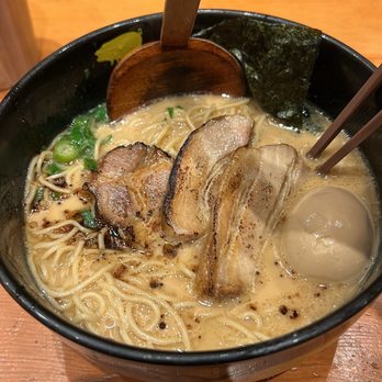 KINTON RAMEN CARREFOUR LAVAL - Pork shoyu ramen with an add-on egg - Ramen Near Me - Laval, Quebec KINTON RAMEN CARREFOUR LAVAL - Pork shoyu ramen with an add-on egg - Ramen Near Me - Laval, Quebec