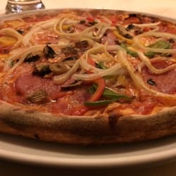 Ristorante Pizzeria Portofino - Wirklich perfekte Pizza - frische Pilze, dünner Boden, steinofen-durch.