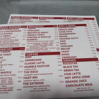 Amy's Cafe - Menu - Breakfast & Brunch Near Me - Klamath Falls, Oregon Amy's Cafe - Menu - Breakfast & Brunch Near Me - Klamath Falls, Oregon