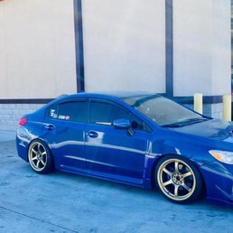 My chubby subawuw  although i lowered it on F.A coilovers they have no issue with their racks for alignments