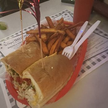 The Trailer Park Lounge - Grilled Chicken Philly - Dive Bars Near Me - New York, New York