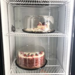 The dessert fridge, first thing ya' see when you walk in (: nom, nom, nom.
