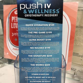 Push IV & Wellness - Information Card - IV Hydration Near Me - Las Vegas, Nevada
