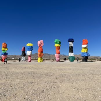Seven Magic Mountains - Public Art Near Me - Las Vegas, Nevada Seven Magic Mountains - Public Art Near Me - Las Vegas, Nevada