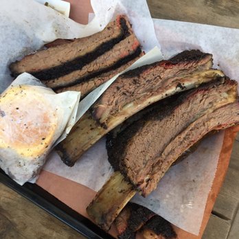 la Barbecue - Brisket, beef ribs and a brisket sandwich. Is there a need for anything else? - Barbeque Near Me - Austin, Texas la Barbecue - Brisket, beef ribs and a brisket sandwich. Is there a need for anything else? - Barbeque Near Me - Austin, Texas