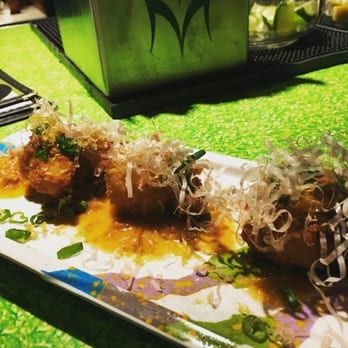 Hojoko - Crispy calves brains - succulent, tender with a crispy outer crunch and a somehow deep and snappy ginger scallion sauce. - Japanese Near Me - Boston, Massachusetts