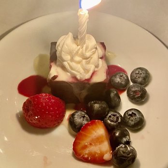 Vic's On the River - SURPRISE Birthday Dessert~ - Seafood Near Me - Savannah, Georgia Vic's On the River - SURPRISE Birthday Dessert~ - Seafood Near Me - Savannah, Georgia