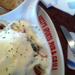 Fuzzy's Sports Pub & Grill - Country scrambler with bacon, awesome