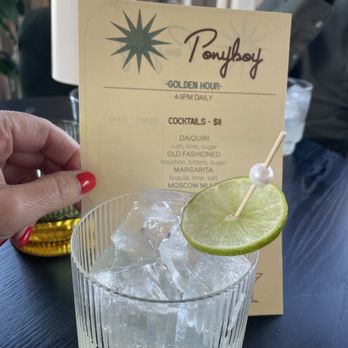 The Pearl Hotel - Happy hour bar menu. 4pm to 5 PM on Each food item is one dollar which is so much fun so you can try a few different things. - San Diego, CA