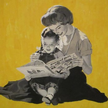Delaware Art Museum - Mother reading to child by Neely - a woman serves as both a model mother and a fashion plate - Art Museums Near Me - Wilmington, Delaware Delaware Art Museum - Mother reading to child by Neely - a woman serves as both a model mother and a fashion plate - Art Museums Near Me - Wilmington, Delaware