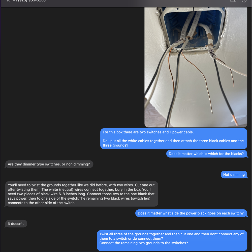 here's me getting "support" while I wire things myself instead of the electrician here's me getting "support" while I wire things myself instead of the electrician