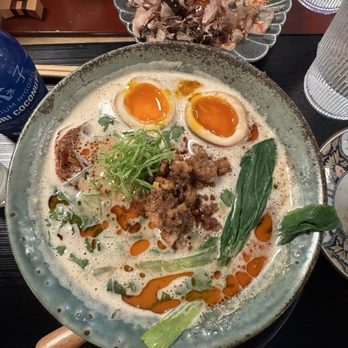 Mensho Ramen - Cauliflower tantanmen add egg - Ramen Near Me - Phoenix, Arizona Mensho Ramen - Cauliflower tantanmen add egg - Ramen Near Me - Phoenix, Arizona