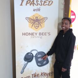 Honey Bee’s Driving School - Happy graduate of Honey Bee's Driving School