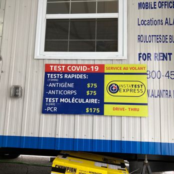 InstaTestExpress - Pricing for tests - Laboratory Testing Near Me - Brossard, Quebec InstaTestExpress - Pricing for tests - Laboratory Testing Near Me - Brossard, Quebec