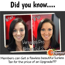 Tangerines Tanning & Oxygen Bar - Level 2 Bronze. VersaSpa Pro spray tan,