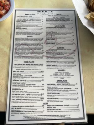 Menu photo 1 Marix Tex Mex Cafe West Hollywood, CA