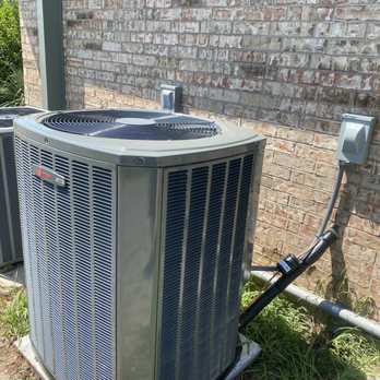 Airview AC - Condenser leveled and on a nice new pad with new up to code breaker! - Heating & Air Conditioning/HVAC Near Me - Van Alstyne, Texas