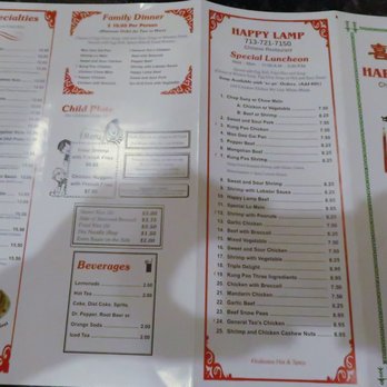 Happy Lamp - Chinese Near Me - Houston, Texas