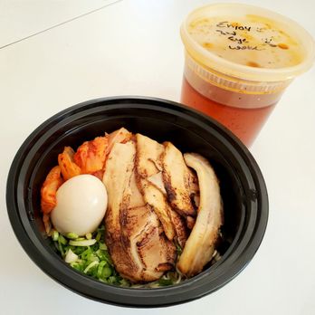 Kashiwa Ramen - Cold Spicy Shoyu Ramen. This was GOOD! The spicy shoyu had a nice kick! The kimchi works with the noodles and pork. Must get again! - Ramen Near Me - Costa Mesa, California Kashiwa Ramen - Cold Spicy Shoyu Ramen. This was GOOD! The spicy shoyu had a nice kick! The kimchi works with the noodles and pork. Must get again! - Ramen Near Me - Costa Mesa, California