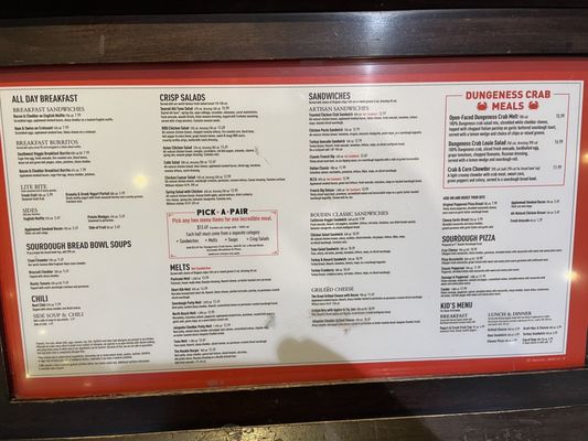 Menu photo 2 Boudin SF Vacaville, CA Menu photo 2 Boudin SF Vacaville, CA