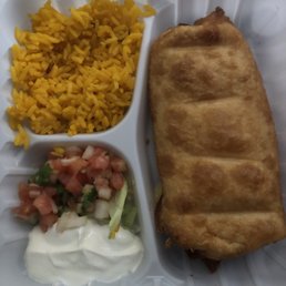 Seafood Chimichanga platter Seafood Chimichanga platter
