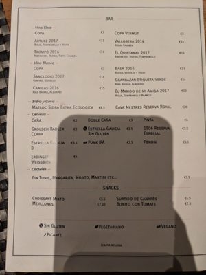 Menu photo 1 Bowlers Kitchen Madrid, M