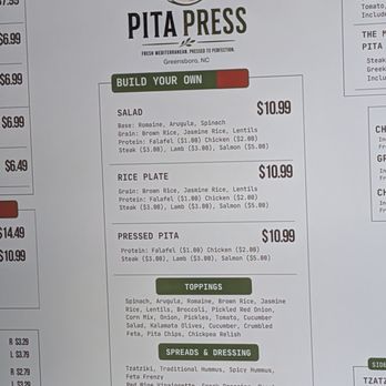 Pita Press - Menu 2 - Aug 2026 - Mediterranean Near Me - Greensboro, North Carolina Pita Press - Menu 2 - Aug 2026 - Mediterranean Near Me - Greensboro, North Carolina