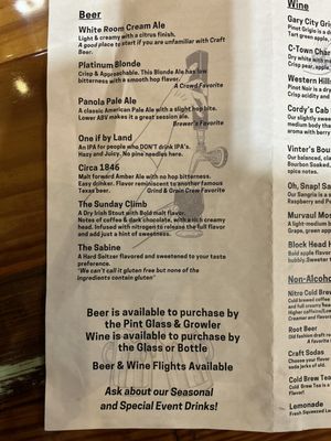 Menu photo 2 Grind & Grain Beverage Carthage, TX