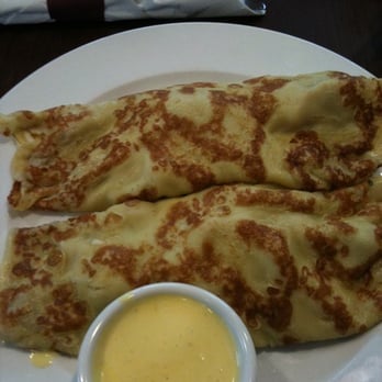 Brunch Cafe-McHenry - Ham and Swiss cheese crepes with hollandaise sauce - Breakfast & Brunch Near Me - McHenry, Illinois