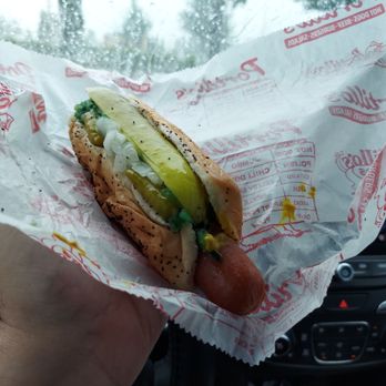 Portillo's - Jumbo Chicago dog, no tomato - Hot Dogs Near Me - Orlando, Florida Portillo's - Jumbo Chicago dog, no tomato - Hot Dogs Near Me - Orlando, Florida