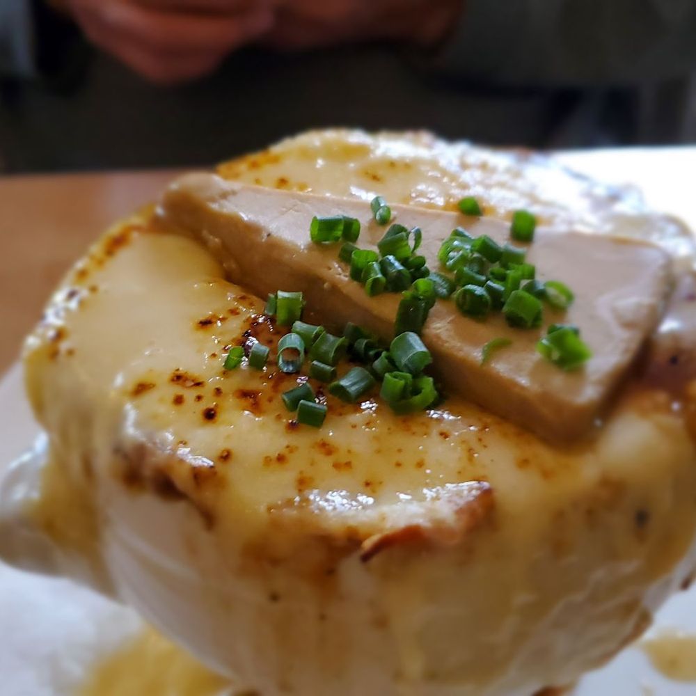 Bistro St-Malo - THE BEST FRENCH ONION SOUP WITH FOIE GRAS..OMGGGGG! THIS IS A SUPER BOMB!. - Bistros Near Me - Quebec City, Quebec Bistro St-Malo - THE BEST FRENCH ONION SOUP WITH FOIE GRAS..OMGGGGG! THIS IS A SUPER BOMB!. - Bistros Near Me - Quebec City, Quebec