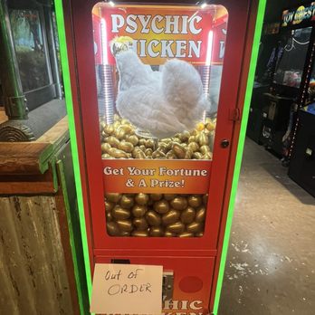 Bass Pro Shops - This was funny - the psychic chicken wasn't laying eggs and wasn't predicting when she would! Lol - Outdoor Gear Near Me - Dania, Florida