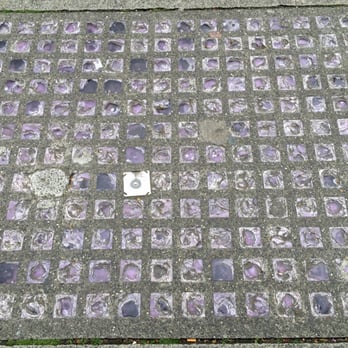 Beneath the Streets - Street view of skylights. - Historical Tours Near Me - Seattle, Washington