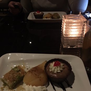 Pera Soho - Dessert trio for restaurant week! Cinnamon pear was yum! - Mediterranean Near Me - New York, New York