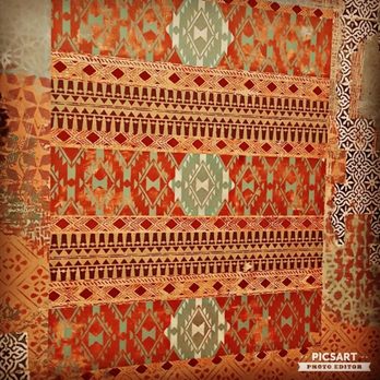 Celeste Korthase Studio - Arty rug I n restaurant patio wall - Commissioned Artists Near Me