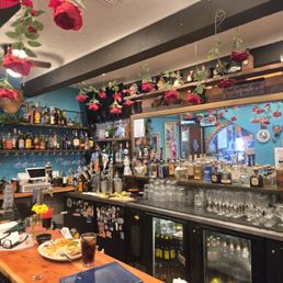 Bar area. Bar area.