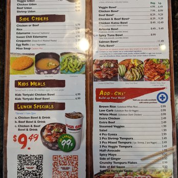 Yogis Grill - Yogis menu - Japanese Near Me - Tempe, Arizona
