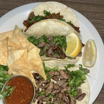 SB Restaurant - 2 asada, 1 Chorizo taco. Really good chips and salsa. - Breakfast & Brunch Near Me - Santa Maria, California SB Restaurant - 2 asada, 1 Chorizo taco. Really good chips and salsa. - Breakfast & Brunch Near Me - Santa Maria, California