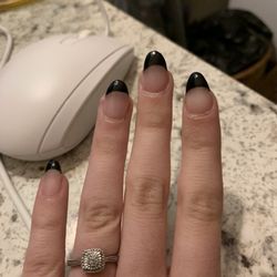 Modern Nails and Spa - This is referencing to how uneven the tips are