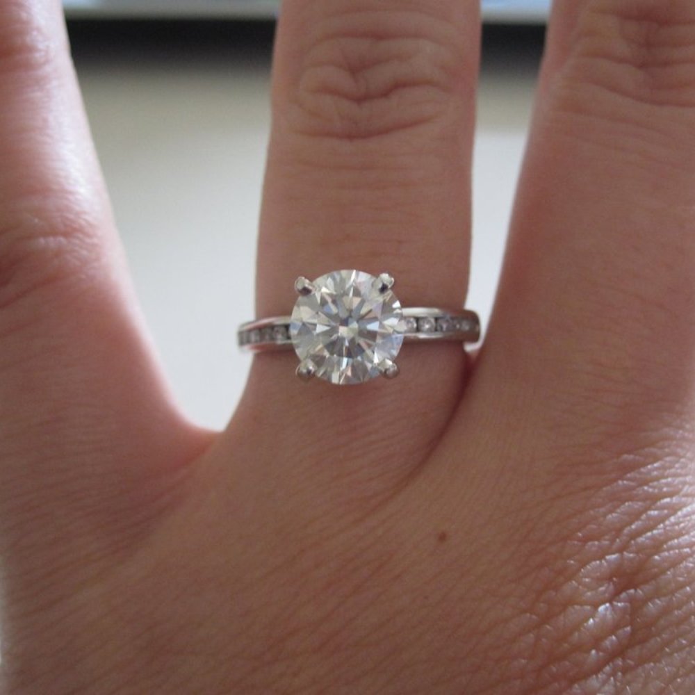 My custom made engagement ring!