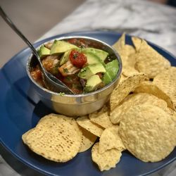 DNA Wine Lounge - Yum! Mexican shrimp cocktail was a big hit for my husband