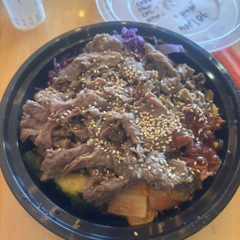 K Bowl - Beef Bulgogi Bowl with Japchae Noodles - Korean Near Me - Las Cruces, New Mexico K Bowl - Beef Bulgogi Bowl with Japchae Noodles - Korean Near Me - Las Cruces, New Mexico