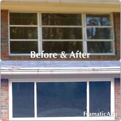 Southern Designs and Installation - Simonton Reflections End Vent Slider and two Sliders windows replacing Awning style aluminum Windows...