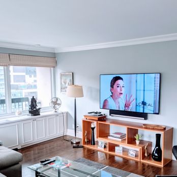 Jcads - 65" LG Oled and Sonos sound bar with JCADS Signature mounting service always makes for picture perfect room. - Home Theatre Installation Near Me Jcads - 65" LG Oled and Sonos sound bar with JCADS Signature mounting service always makes for picture perfect room. - Home Theatre Installation Near Me