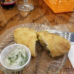 Papa Ranella (Mashed Potato stuffed with ground beef, bean and egg, then rolled and baked)