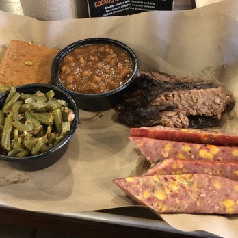 Mission BBQ - Brisket With Jalepeno & Cheese Sausage - Barbeque Near Me - Gambrills, Maryland Mission BBQ - Brisket With Jalepeno & Cheese Sausage - Barbeque Near Me - Gambrills, Maryland