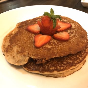 Tryst Cafe - Quinoa Banana Pancakes - Breakfast & Brunch Near Me - Chandler, Arizona Tryst Cafe - Quinoa Banana Pancakes - Breakfast & Brunch Near Me - Chandler, Arizona