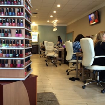 Dilworth Nails - All the attendants were so friendly! I got a reg pedicure & a gel mani. Best salon I've been to by far! Wine was offered too! :) - Nail Salons Near Me - Charlotte, North Carolina Dilworth Nails - All the attendants were so friendly! I got a reg pedicure & a gel mani. Best salon I've been to by far! Wine was offered too! :) - Nail Salons Near Me - Charlotte, North Carolina