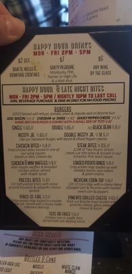 Menu photo 4 The Westy Seattle, WA Menu photo 4 The Westy Seattle, WA