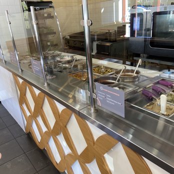 Anzo - The ordering bar /ingredients (chipotle style) - Mediterranean Near Me - Boynton Beach, Florida